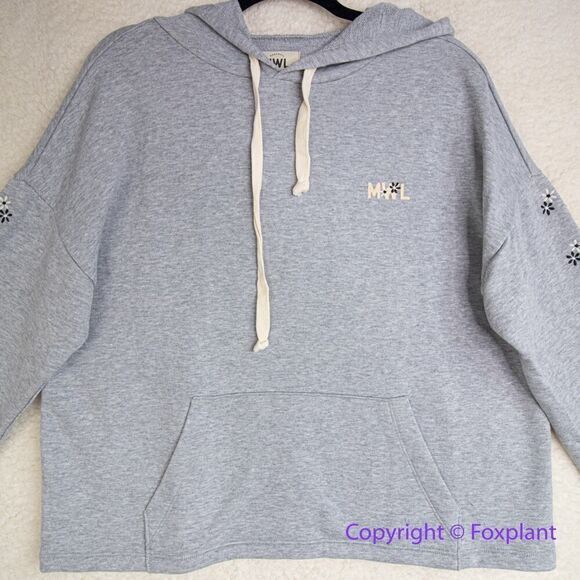 New! Madewell women's MWL Easygoing Hoodie Sweatshirt, size M - Picture 6 of 16